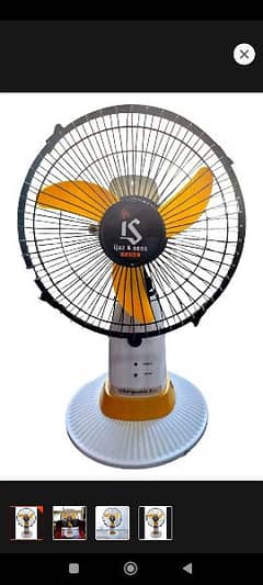 Rechargeable Table Fan high Speed Built in battery