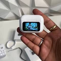 Airpods pro 2 with apple functions and lcd touch screen