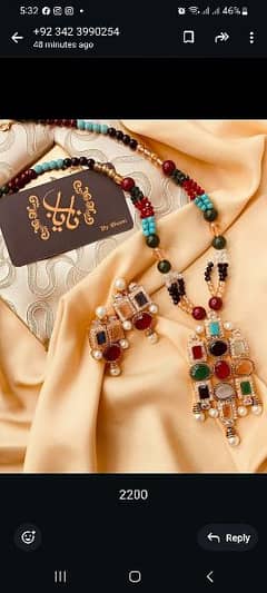 beautiful Nayab artificial jewellery