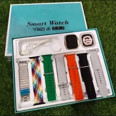 Y60 Ultra Smart Watch | 7 in 1 Straps + Jelly Case