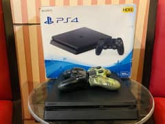 PS4 slim with 2 controller