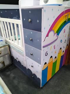 Baby Cot / Cot with drawers / Jhoola / Jhula / Turkish cot