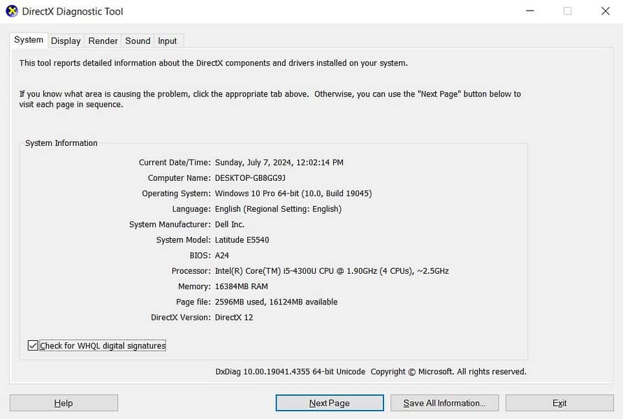 Dell Latitude E5540 5