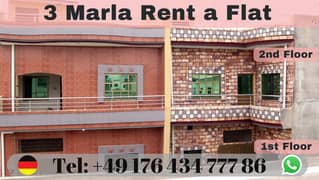 3 Marla House Flat for Rent - Separate Entrance - Jhelum Kareem Pura
