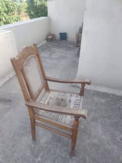 Solid wooden single chair urgent sale