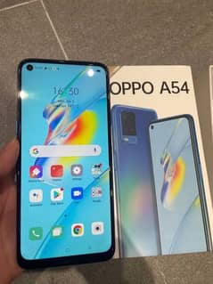 OPPO A54 WITH BOX CHARGER 10/10