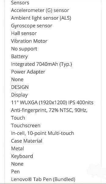 Lenovo M 11 USA Stock 8/128 gb box peaks 4