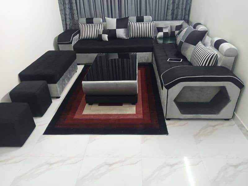 sofa set/U shape sofa/L shape sofa/corner sofa/8.5 seater sofa set 7