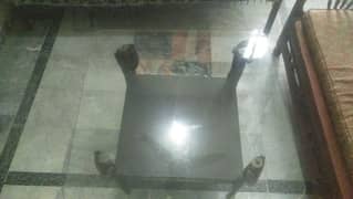 3*3 central table with scratchless glass