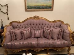 Victorian Style Sofa Set with table set from Saudi Arabia