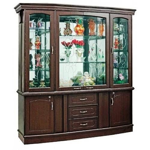 Hinged Modern Wooden Showcase, For Home 5/4/3 MM GLASS 0