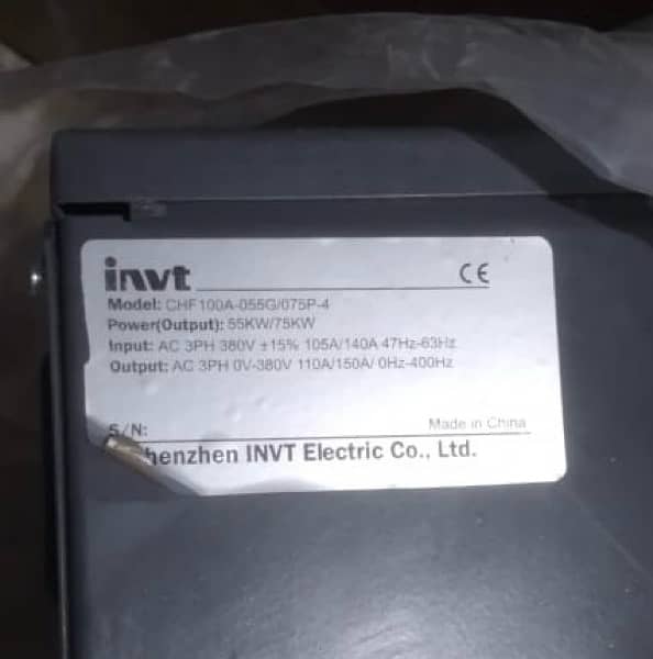 VFD 55 Kva (Invt) for sale 1