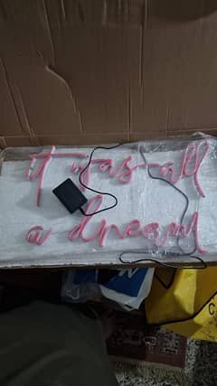 Brand new neon sign *Box packed available*
