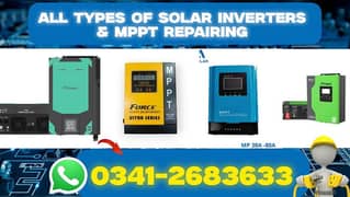 ALL TYPES OF SOLAR INVERTERS AND MPPT REPAIRING