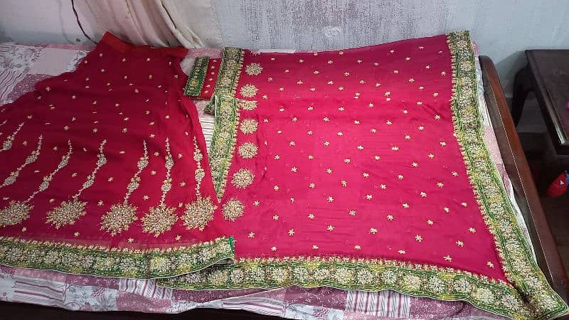 Lehenga Colour Red with dupatta 3