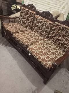neat and clean sofa set original kikar ki wood ka banyee howye ha