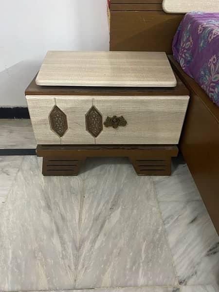 Used wooden bed set 1