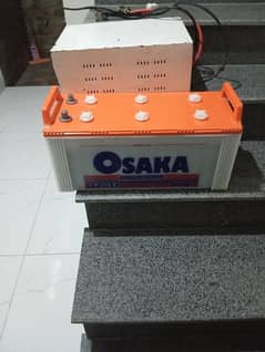 Well maintained UPS + Osaka P210s 155AH Battery