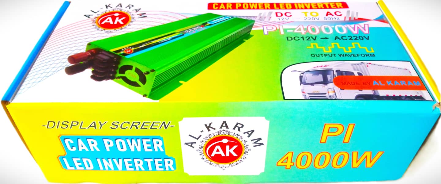 AL KARAM 4000W Inverter - DISPLAY SCREEN SDA- 4000W DC 12V TO AC 220V 11