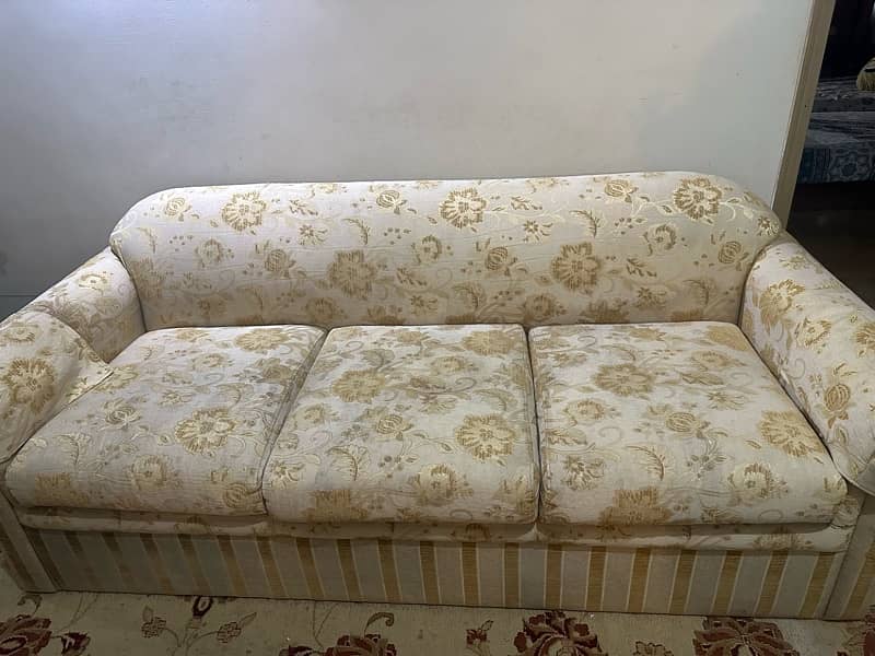 6 Seater Sofa Set Good Condition 0