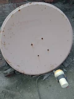 2.5 feet dish antenna for sale call 03064300325 Ku band lnb