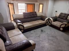 good condition complete sofa set , 3 seater 2 seater & 1 seater
