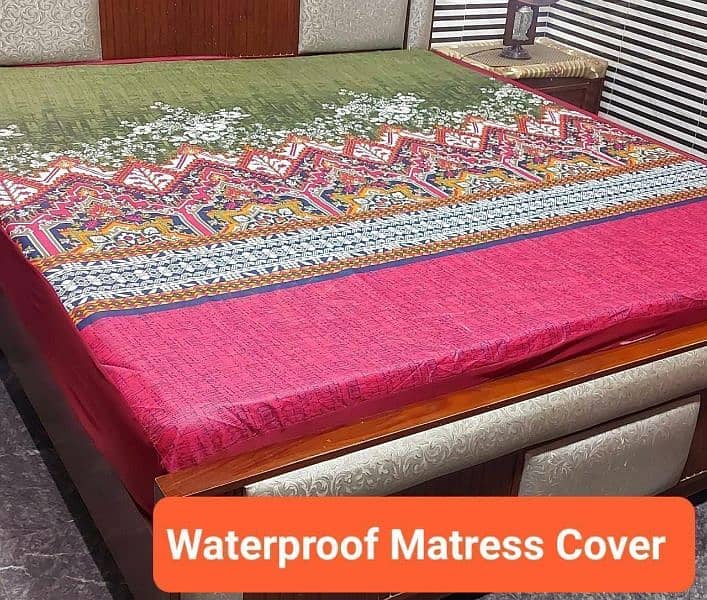 Waterproof Mattress Fitted BedSheet*03017186072 call us for order 1