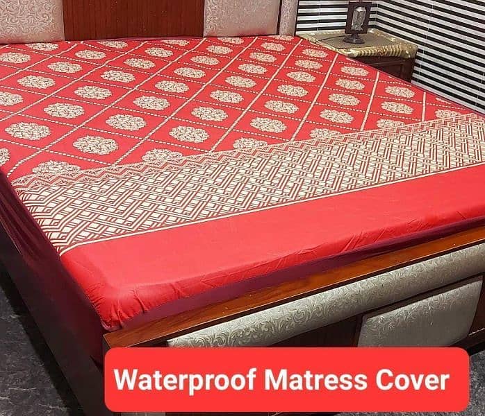 Waterproof Mattress Fitted BedSheet*03017186072 call us for order 3