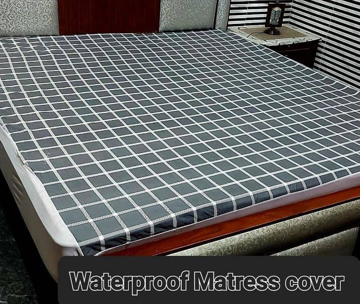 Waterproof Mattress Fitted BedSheet*03017186072 call us for order 4