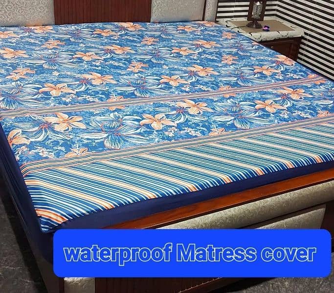 Waterproof Mattress Fitted BedSheet*03017186072 call us for order 6