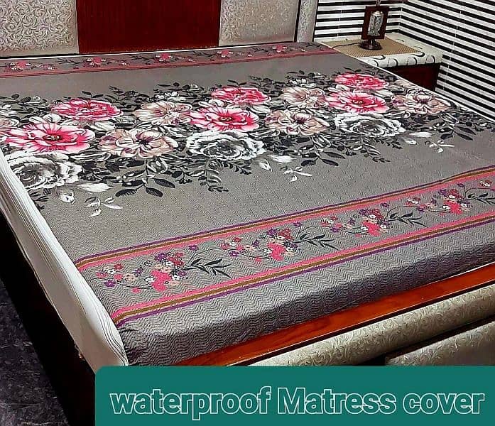 Waterproof Mattress Fitted BedSheet*03017186072 call us for order 15