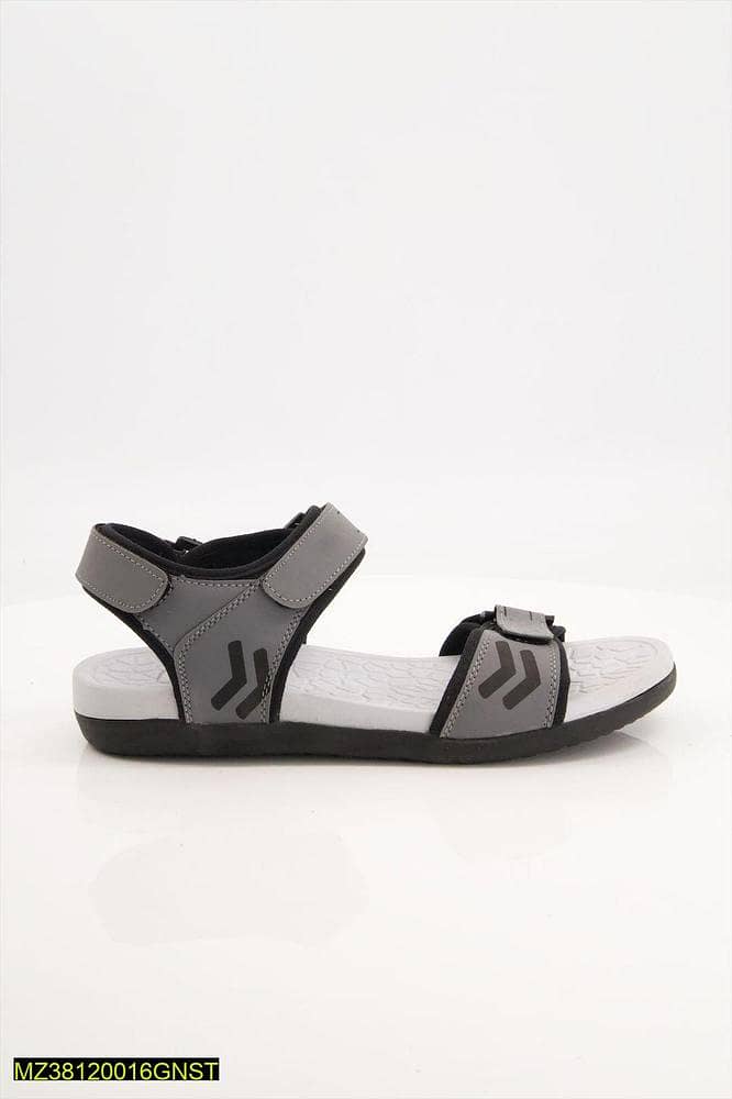 Synthetic leather sandals for men 0