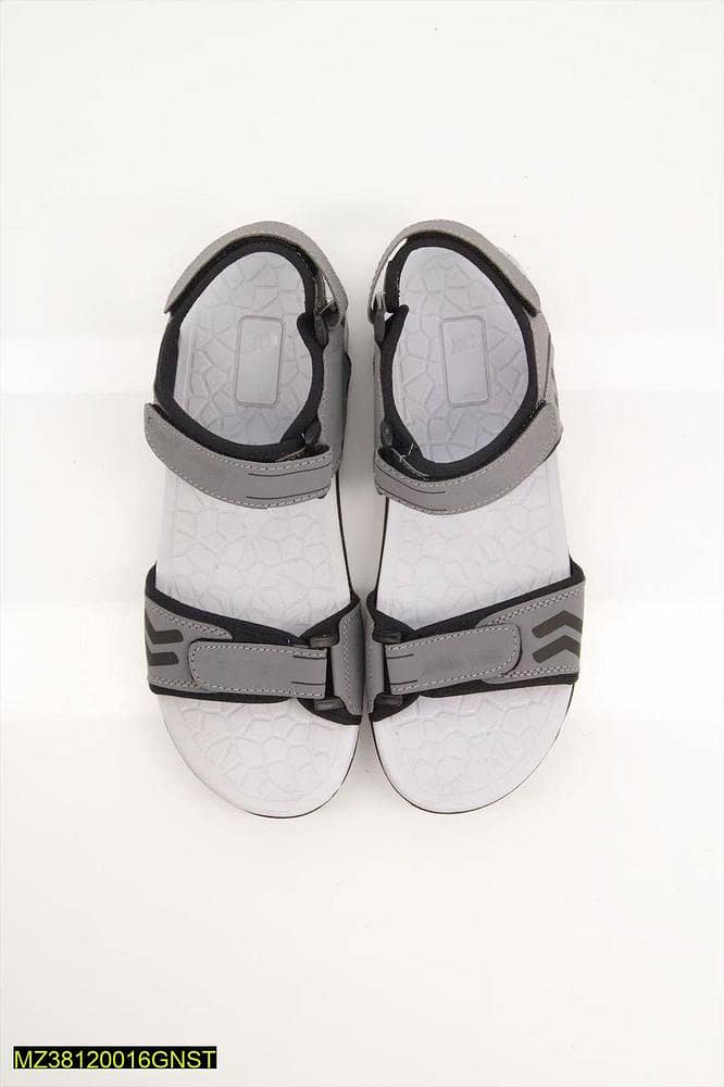 Synthetic leather sandals for men 1
