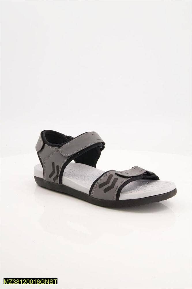 Synthetic leather sandals for men 2
