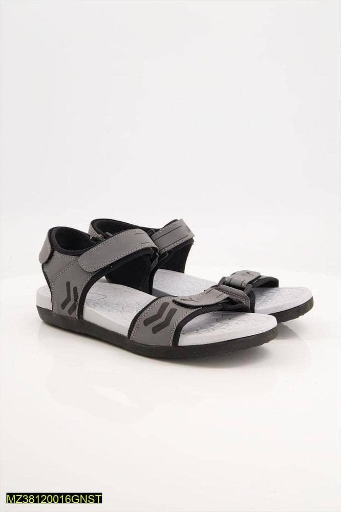 Synthetic leather sandals for men 4