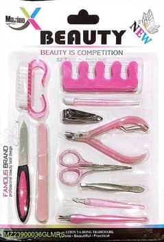 manicure and pedicure kit set of 11