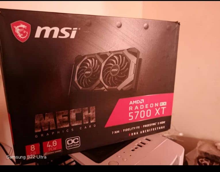 Msi mech Rx 5700xt 8gb in superb condition 0