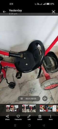 baby cycle new condition good
