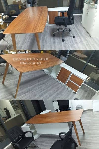 office Executive manager/ceo table , office furniture avl in all types 6