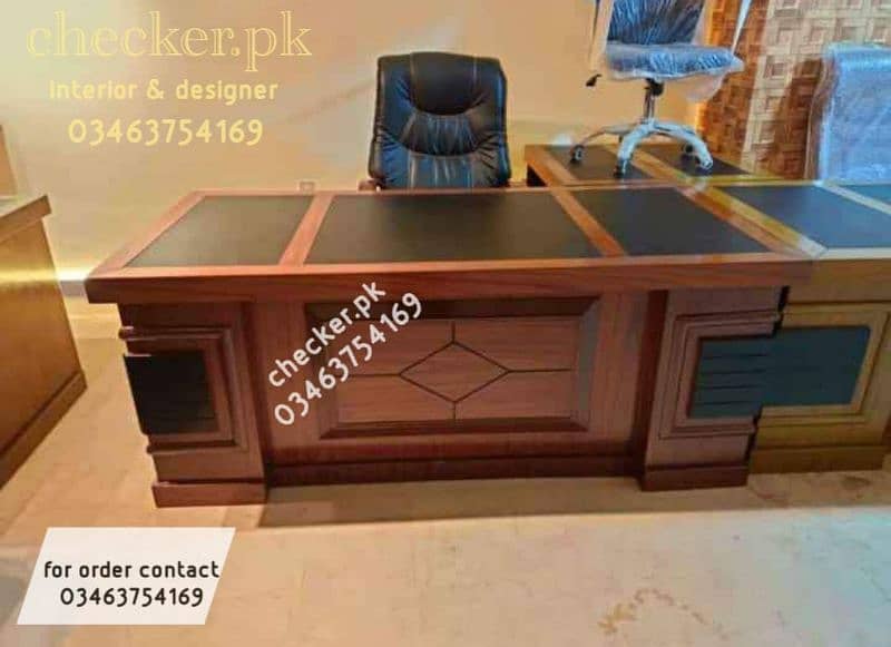 office Executive manager/ceo table , office furniture avl in all types 8