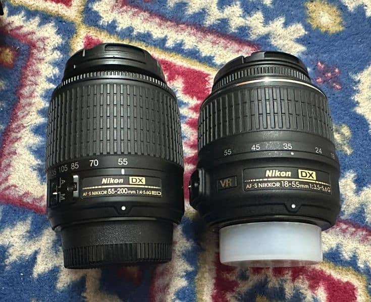 Nikon D-3200, 18-55 VR-KIT DSLR Camera with Extra 55-200m Lense 1