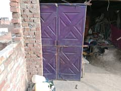 5 iorn doors and two full size windows for sale