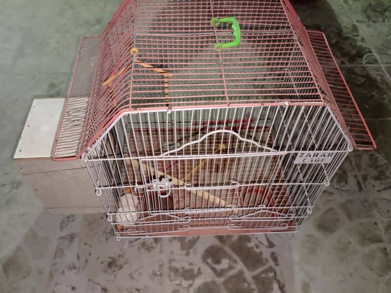 birds cage for sale with big box 0