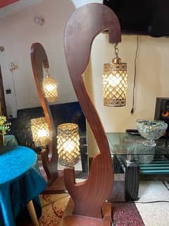 Excelent condition wooden Floor lamp