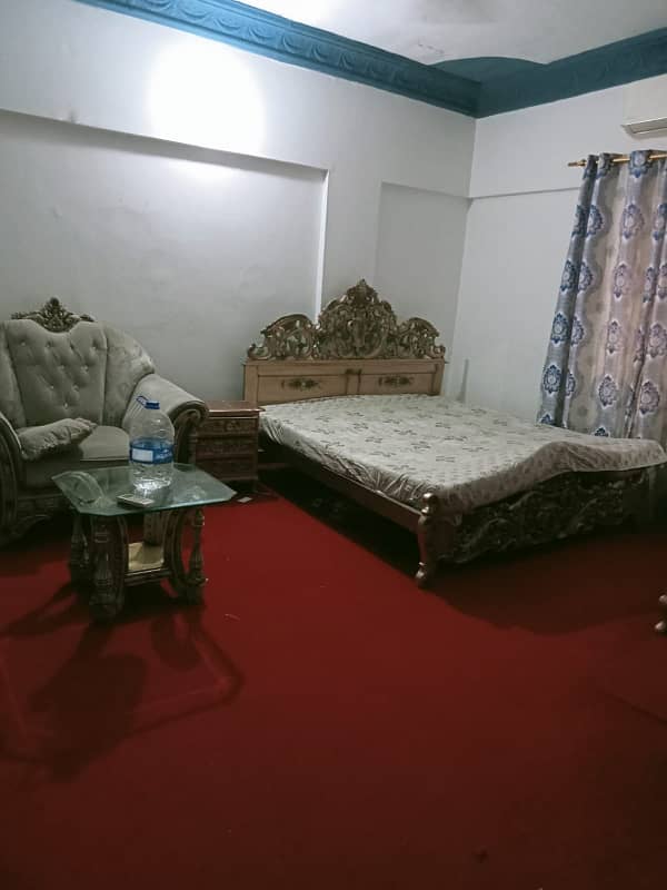 400 SQFT 1st floor full furnished flat for rent 1