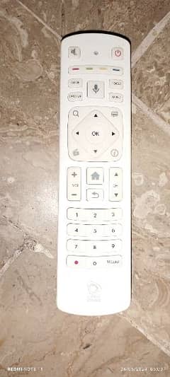 Etisalat Android TV box Bluetooth Orignal Remote