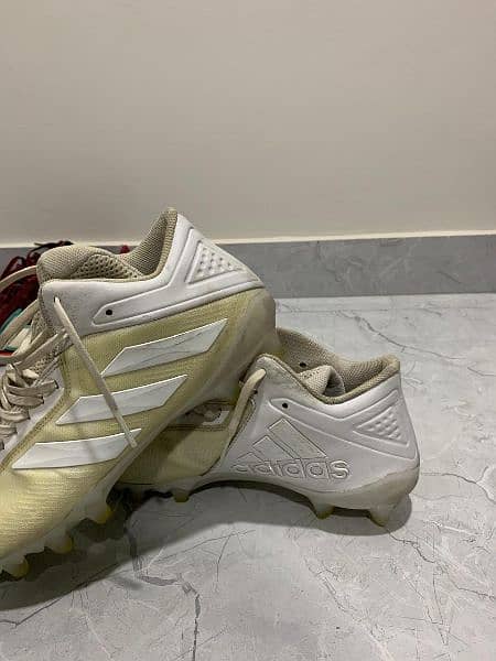 adidas 2019 Freak Carbon Low Football Cleats White/blue 4