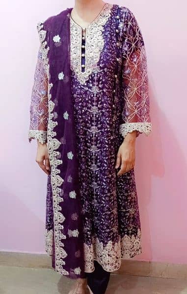 Purple net suit for Sale 3