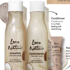 conditioner and shampoo and oil
