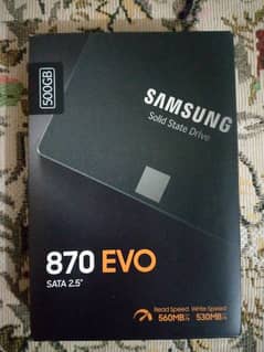 Samsung 870 EVO 500GB SSD HARD DISK